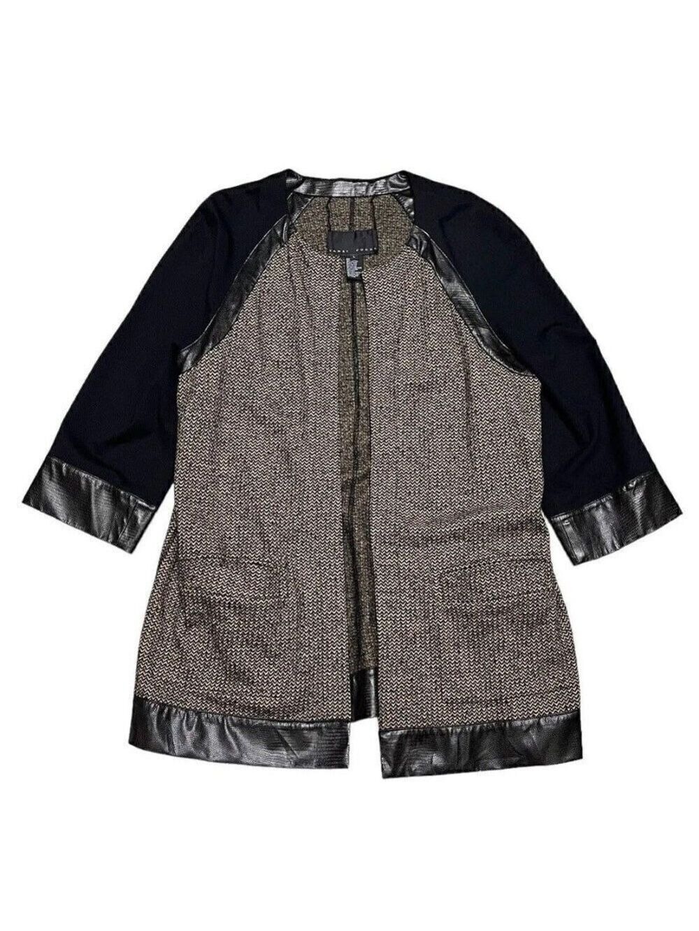 Yansi Fugel Designer Casual Work Office Light Cardigan Sweater Womens Large